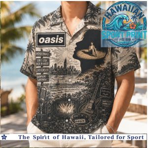 Oasis Britpop Wonderwall Manchester Vintage Rock Hawaiian Shirt Oasis Britpop Wonderwall Manchester Vintage Rock Hawaiian Shirt