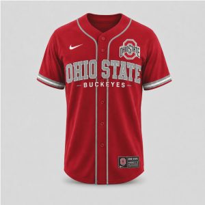 Ohio State Buckeyes Vintage Sour Mash Label College Baseball Jersey