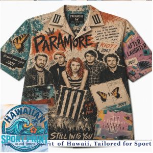 Paramore Rock Band Collage Vintage Music Fan Hawaiian Shirt