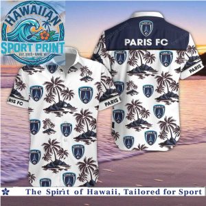 Paris FC Tropical Palm Beach Hawaiian Shirt