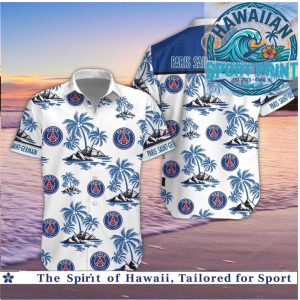 Paris Saint Germain Soccer Club Beach Vacation Hawaiian Shirt