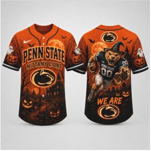 Penn State Nittany Lions Mascot Halloween We Are Baseball Jersey