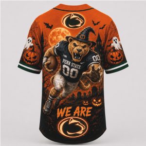 Penn State Nittany Lions Mascot Halloween We Are Baseball Jersey