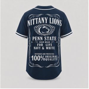 Penn State Nittany Lions Vintage Sour Mash Label Baseball Jersey