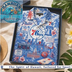 Philadelphia 76ers Liberty Bell Trust The Process Hawaiian Shirt