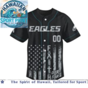 Philadelphia Eagles Breast Cancer Awareness Faith Baseball Jersey