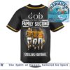 Chicago Football God First Family Second Baseball Jersey Chicago Football God First Family Second Baseball Jersey