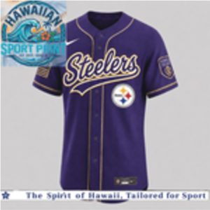 Pittsburgh Steelers National Purple Heart Day Honor The Brave Baseball Jersey