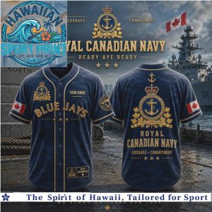 Royal Canadian Navy Toronto Blue Jays Anchor Baseball Jersey