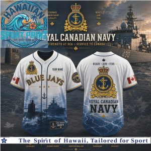 Royal Canadian Navy Toronto Blue Jays Submarine Baseball Jersey