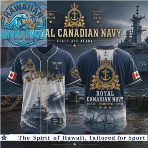 Royal Canadian Navy Toronto Blue Jays Warship Baseball Jersey