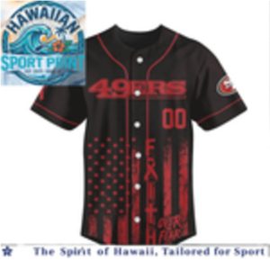 San Francisco 49ers Breast Cancer Awareness Faith Baseball Jersey