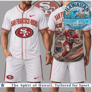 San Francisco 49ers Football Skull Graphic Baseball Jersey