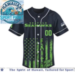 Seattle Seahawks Breast Cancer Awareness Faith Baseball Jersey