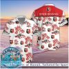 Olympique de Marseille Football Club Tropical Palm Tree Beach Hawaiian Shirt Olympique de Marseille Football Club Tropical Palm Tree Beach Hawaiian Shirt