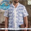 Softball Floral Tropical Hibiscus Sports Beach Button Down Shirt Softball Floral Tropical Hibiscus Sports Beach Button Down Shirt