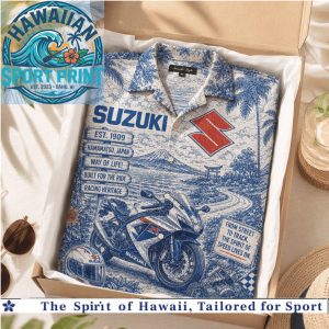 Suzuki GSX R Sportbike Racing Heritage Way Of Life Hawaiian Shirt