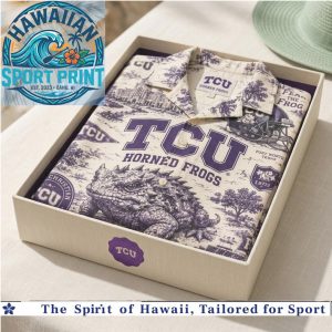 TCU Horned Frogs Super Frog Football Vintage Hawaiian Shirt