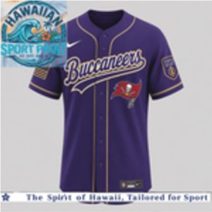 Tampa Bay Buccaneers National Purple Heart Day Honor The Brave Baseball Jersey