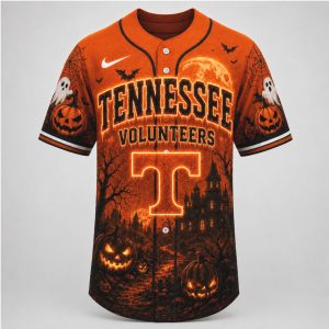 Tennessee Volunteers Dog Mascot Go Big Orange Halloween Baseball Jersey