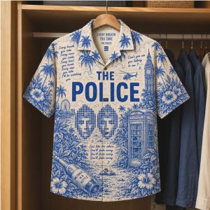 The Police Classic Rock Every Breath You Take Hawaiian Shirt