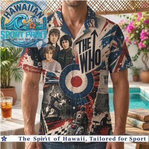 The Who My Generation Mod Target British Rock Band Hawaiian Shirt