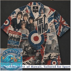 The Who My Generation Mod Target British Rock Band Hawaiian Shirt