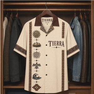 Tierra Latin Band Mission Sunset Vintage Rock Hawaiian Shirt