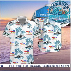 TotalEnergies Tropical Palm Trees Beach Hawaii Shirt