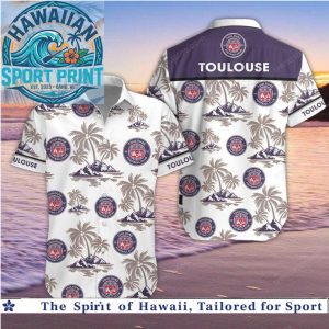 Toulouse Palm Trees Tropical Beach Hawaiian Shirt