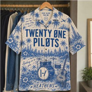 Twenty One Pilots Heathens Stay Alive Bandito Hawaiian Shirt