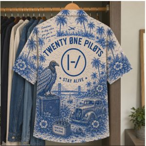 Twenty One Pilots Heathens Stay Alive Bandito Hawaiian Shirt