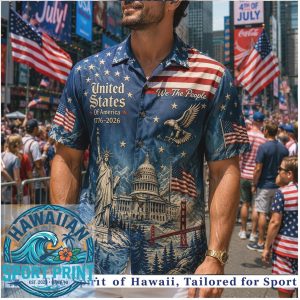 United States Of America 1776 Independence Day Hawaiian Shirt
