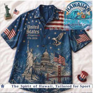 United States Of America 1776 Independence Day Hawaiian Shirt