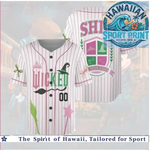 Wicked Shiz University Pinstripe Baseball Jersey