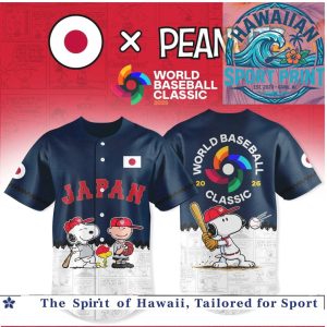 World Baseball Classic Japan Peanuts Snoopy Baseball Jersey