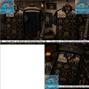 Queen Band Classic Rock Vintage Music Tribute Hawaiian Shirt