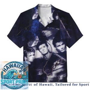 A Ha Pop Band Vintage Photo Collage Hawaiian Shirt