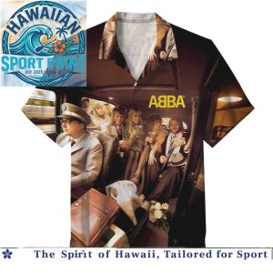 ABBA Pop Group Vintage Arrival Album Artwork Hawaiian Shirt