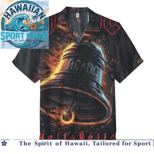 AC DC Hells Bells Heavy Metal Rock Retro Hawaiian Shirt