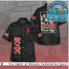 ACDC Power Up White Floral Tropical Rock Band Hawaiian Shirt ACDC Power Up White Floral Tropical Rock Band Hawaiian Shirt
