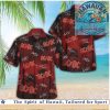 ACDC Electric Guitar Roses Lightning Rock Hawaiian Shirt ACDC Electric Guitar Roses Lightning Rock Hawaiian Shirt
