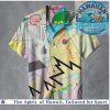 Van Halen Frankenstein Guitar Striped Rocker Hawaiian Shirt Van Halen Frankenstein Guitar Striped Rocker Hawaiian Shirt