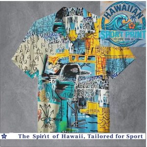 Abstract Street Art Basquiat Graffiti Modern Hawaiian Shirt