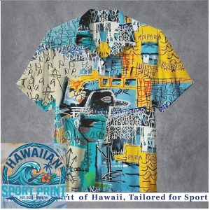 Abstract Street Art Basquiat Graffiti Modern Hawaiian Shirt