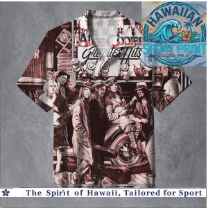 Alice Cooper Greatest Hits Vintage Rock Music Concert Hawaiian Shirt