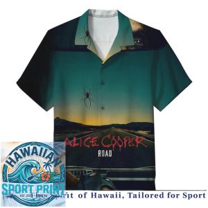 Alice Cooper Shock Rock Legend Concert Tour Aloha Shirt