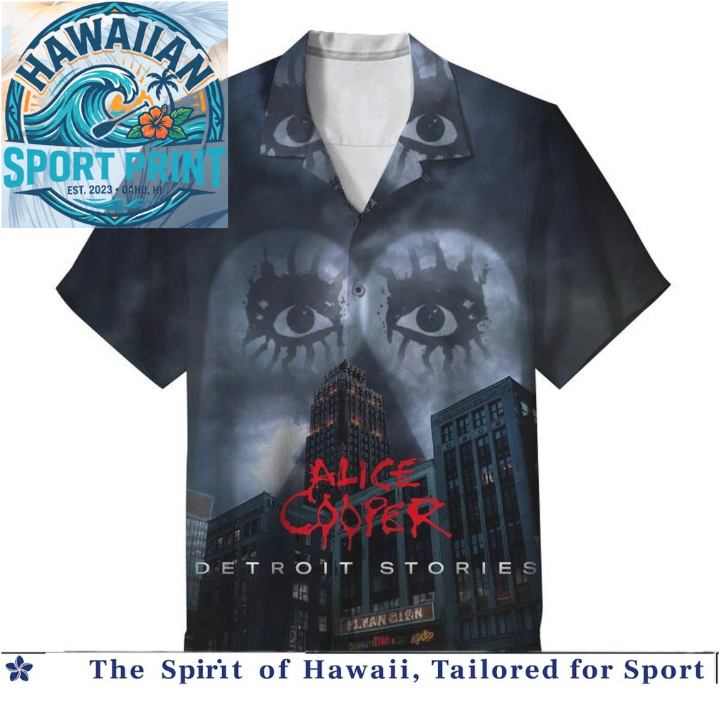 Alice Cooper Shock Rock Music Detroit Stories Fan Hawaiian Shirt Alice Cooper Shock Rock Music Detroit Stories Fan Hawaiian Shirt