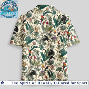 Alien Xenomorph Jungle Tropic Wildlife Adventure Hawaiian Shirt
