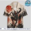 Back to the Future Time Machine Starry Night Hawaiian Shirt Back to the Future Time Machine Starry Night Hawaiian Shirt